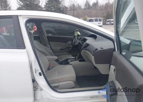 2012 Honda Civic Lx z USA, uszkodzony, nr VIN 2HGFB2F57CH311946